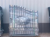 Unused Greatbear 14Ft Bi-Parting Wrought Iron Gate with 