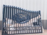 Unused Greatbear 20 Ft Bi-Parting Wrought Iron Gate with 