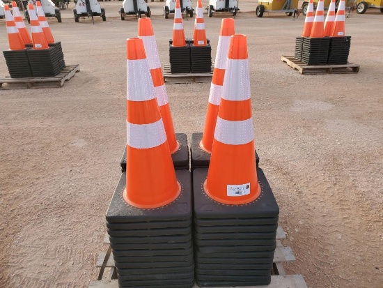 (50) Unused Safety Road Cones