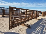 (8) Fence Panels, (1) With 8Ft Gate, 24Ft Long