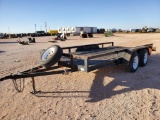 Shop made Utility Trailer, 15 Ft, tandem Axle