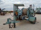 Cable Reel Trailer with Gas Engine