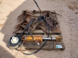 Pallet of Cultivator Sweeps & Hyraulic Cylinder