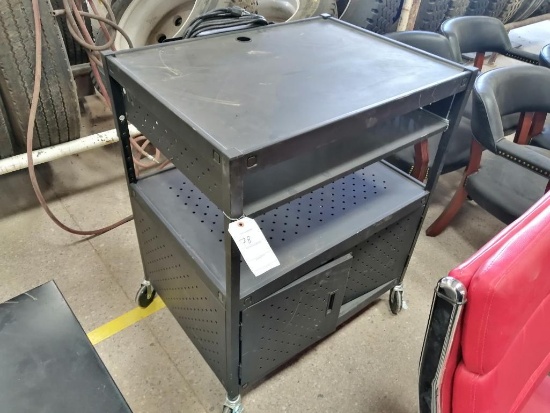 Mobile Computer Office Cart