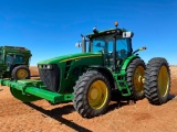 2010 JOHN DEERE 8225R MFWD DSL. TRACTOR, CAB, A/C, P/S TRANS., 3 PT., 4 HYD., WTS., Q.H., 420/85R34