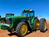 2005 JOHN DEERE 8120 MFWD DSL. TRACTOR, CAB, A/C, P/S TRANS., 3 PT., 3 HYD., WTS., Q.H., 380/85R34