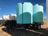 Wylie 6,000 Gallon Twin Cone Mobile Fertilizer Storage Tanks
