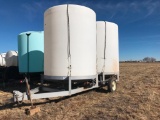 Wylie 6,000 Gallon Twin Cone Mobile Fertilizer Storage Tanks