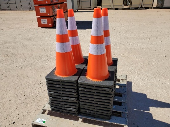 (50) Unused Safety Road Cones