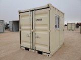 Unused 9ft Container with Side Door and Window