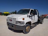 2005 GMC C4500 Crew Cab Flatbed Truck