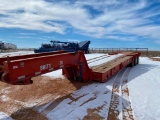 1980 Britt Triple Axle Equipment Trailer