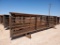 (7) 24' Freestanding Cattle Panels one with 10' Gate