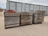 (3) Wooden Crates of Discharge Hoses