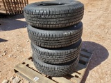 (4) Unused Trailer Wheels/Tires 235 / 80 R 16