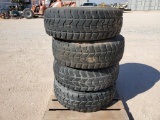 (4) Military Wheels/Tires 37x12.50R16.5LT