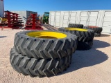 (2) 480/80R50 Tires with Wheels
