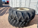 (2) 20.8-38 Tires with Wheels