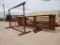 (8) Round Freestanding Cattle Panel with (2) 12' Gates with 9' Overhead