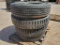 (4) Truck Tires, 275/80R24.5