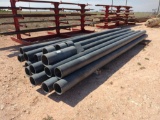 (14) Poly Pipe SCH 80 7'' 7 1/2 ID X 8 1/2'' OD, 20ft joints (10) 7'' Collors