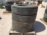 (4) Truck Tires, 11R22.5