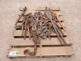 Pallet of Chains & Lever Binders