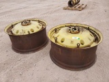 (2) John Deere 40'' Tractor Wheels