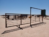 (1) 24 Ft Cattle Panel with 12' Gate with 9' Overhead