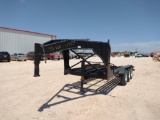 18Ft x 78? Gooseneck Triple Axle Backhoe Trailer