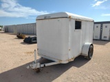 1997 MC 10Ft x 5Ft Single Axle Enclosed Trailer