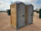 (2) Armal Portable Toilets