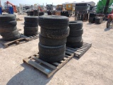 (9) Used Different Size Tires