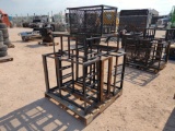 (4) Metal Storage Racks