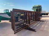 (10) 24' Freestanding Cattle Panels one with 8Ft Gate