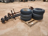 (3) Trailer Axels / Wheels/Tires