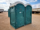 (2) Poly Portable Toilets