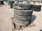 (4) Truck Wheels/Tires 11 R 22.5 14PR