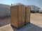 (2) Poly Portable Toilets