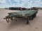 1994 Bumper Pull Military 5 Ton Flat Bed Trailer