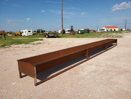 30ft Steel Feeding Trough
