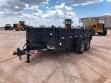 2012 Lamar Bumper Pull Dump Trailer