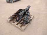 Hydraulic Auger Attachment for Skid Steer
