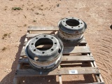 (2) Steel Trailer Wheels