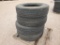 (4) Used Truck Tires