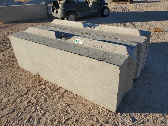 (2) Concrete Retaining Blocks 6ft X 2ft