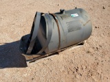 Round Fuel Tank with Mounting Brackets
