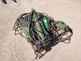 Lot of Hydraulic Cylinders and Hoses