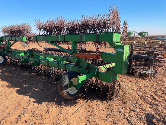 16 ROW WILKINS 3 PT FOLD OVER ROTARY HOE
