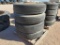 (4) Truck Wheels/Tires 11 R 24.5